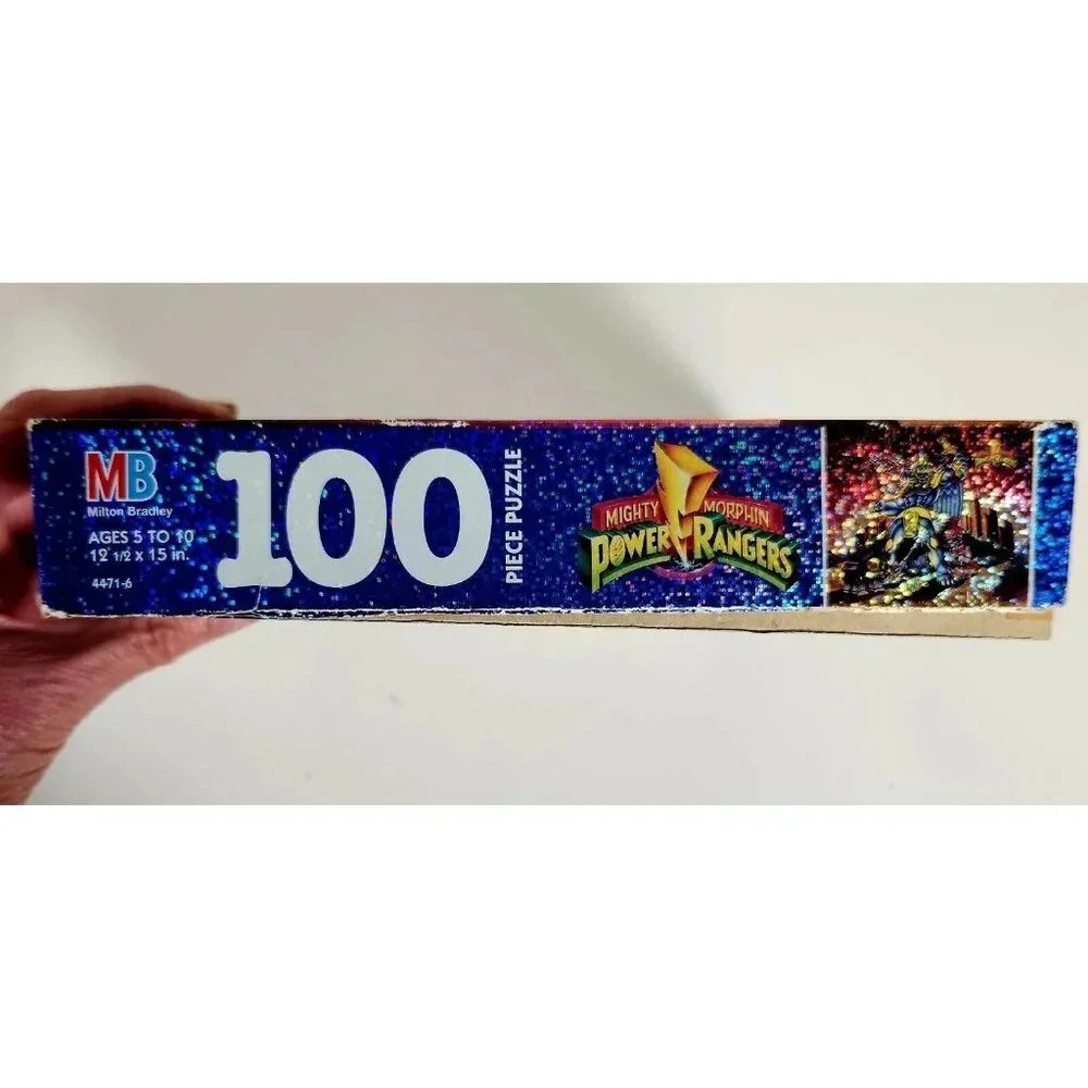 Mighty Morphin Power Rangers 100pc Puzzle 1994 Vintage complete - Picture 5 of 5